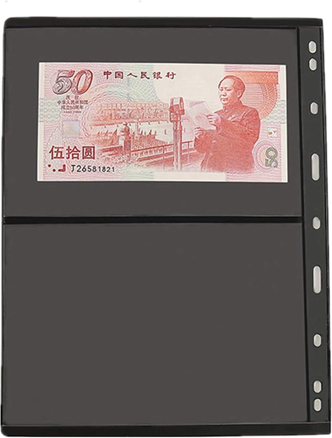 MUDOR Stamp Pages for Stamp Collection Album Binder Book, 10 Sheet 2 Row | 2 Pocket Stamp Sleeves for Collectors ,Stamp Collecting Sheets Supplies,Professional Pack - Image 5