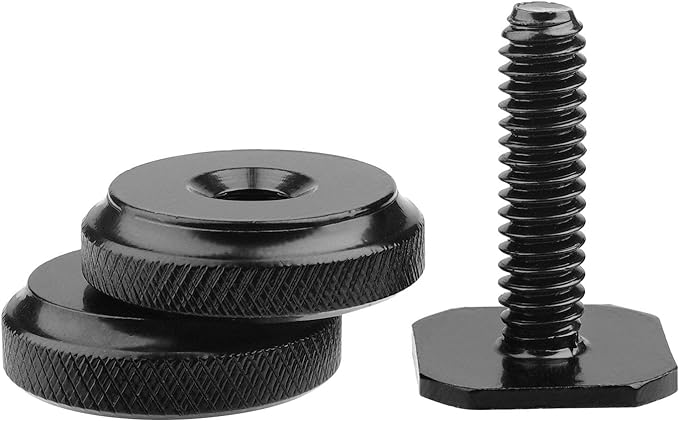 Camera Hot Shoe Mount to 1/4"-20 Tripod Screw Adapter Cold Shoe Mount,2Pcs | 1/4 Cold Shoe Mount Adapters,Universal Camera Rig for Camera Cage,DSLR,LED Video Light,Shotgun Mic,Field Monitor,Vlogging - Image 3