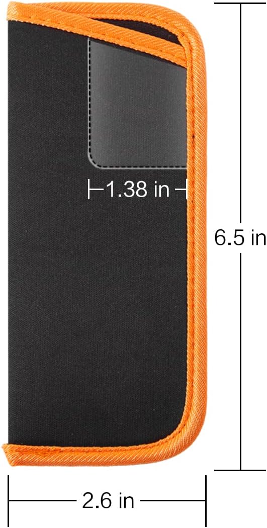 TRIUMPH VISION 3 Pack Reading Glasses Pouch Soft Case Eyeglass Sleeve Slim | Alternative to Bulky Case in bag, Lightweight Lined Padded Protect Optical lens Slip in, Cute Pattern Portable for Daily Use - Image 6