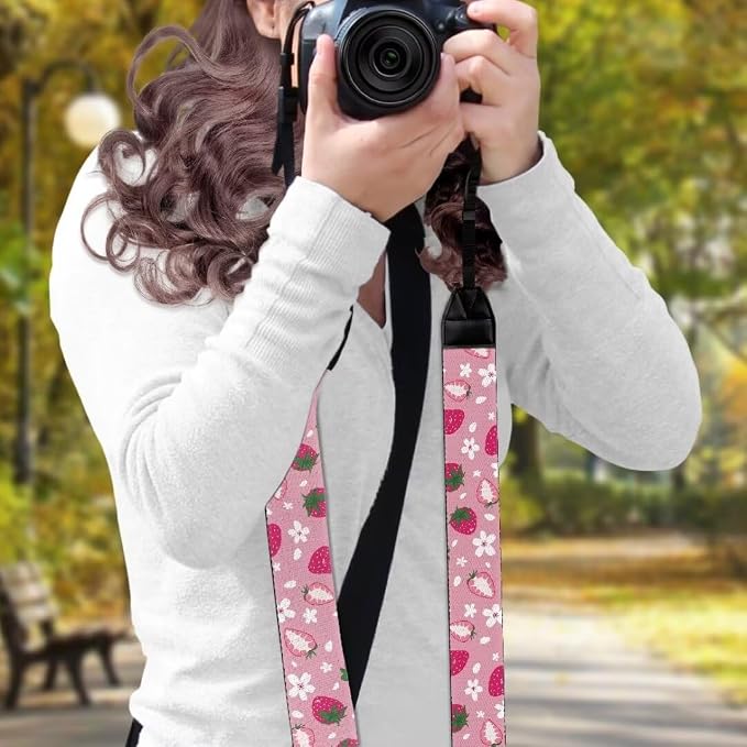 Coldinair Black Adjustable Camera Strap Universal Neck & Shoulder Soft Padded Strap for All DSLR Cameras,Binoculars - Image 3