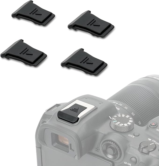 4PCS ER-SC2 Hot Shoe Cover for Canon R50 V R5 R6 Mark III II V(Not for R5 | Camera ERSC2 Hotshoe Cover Protector Cap for Canon EOS R8 R50V R6V R1 R10 R7 R5C R3 PowerShot V1 by JJC