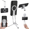 K&F CONCEPT 7mm 59g Magnetic Phone Stand | Dual-Sided Magnets Mini Tripod Pocket Cell Phone Stand with Hook, Compatible with iPhone 17-12 Series Android Phones, PT02 by KFCONCEPT