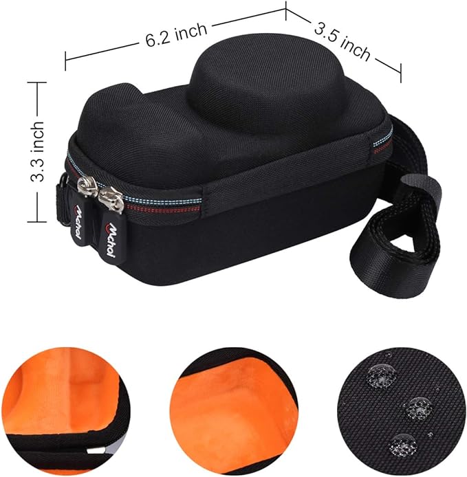 Mchoi Hard EVA Case for Sony a6000/a6400/a6100 Camera, Body Only, Shockproof EVA Shell, Vibrant Orange Interior, Compact & Lightweight, For Casual Travel & Storage - Image 7