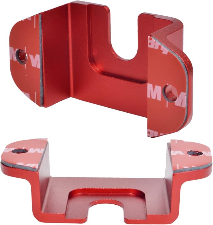 HYS Universal Ham CB Radio and Mic Hanger Holder Mounting Kit with Screws | Compact single-side bracket — minimal dashboard footprint, lightweight yet rugged, fits car truck SUV taxi boat - Image 4