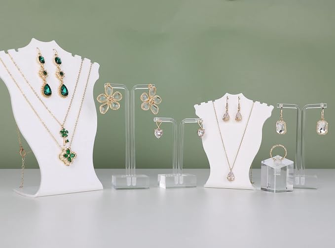 3pcs acrylic T bar earring display stand for show, retail hanging earring holder for online business, transparent jewelry Photography Props【Acrylic Earring T Stand-3pcs 】 - Image 3