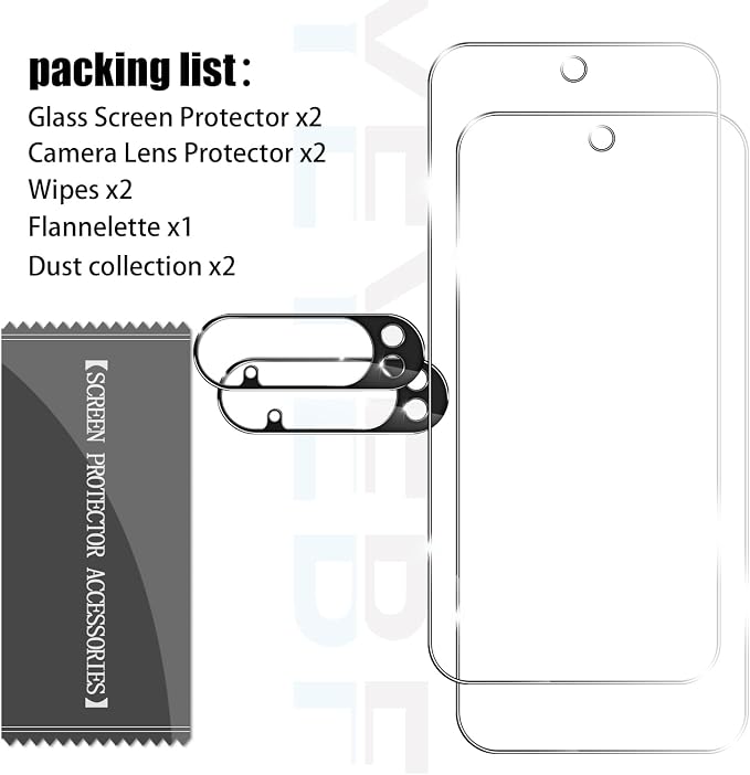 Screen Protector for Google Pixel 10 Pro XL & Camera Lens Protectors [2+2 Pack] [Ultrasonic Fingerprint Unlock] [Case Friendly] [Bubble-Free] Tempered Glass For Pixel 10 Pro XL - Image 7