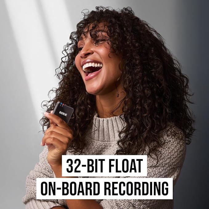 RØDE Wireless GO III (Gen 3) – Compact Wireless Mic – Pristine Audio, 32-bit Float Recording, Automatic Level Control, for Phones, Cameras and Computers (Black) | 32-bit Float Recording, Automatic Level Control, for Phones, Cameras and Computers (Black) - Image 3
