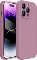 Miracase Silicone for iPhone 14 Pro Case, Blackcurrant | Soft Anti-Scratch Microfiber Lining, Premium Silicone Cover Shockproof Drop Protection Phone Case for 14 Pro by Miracase