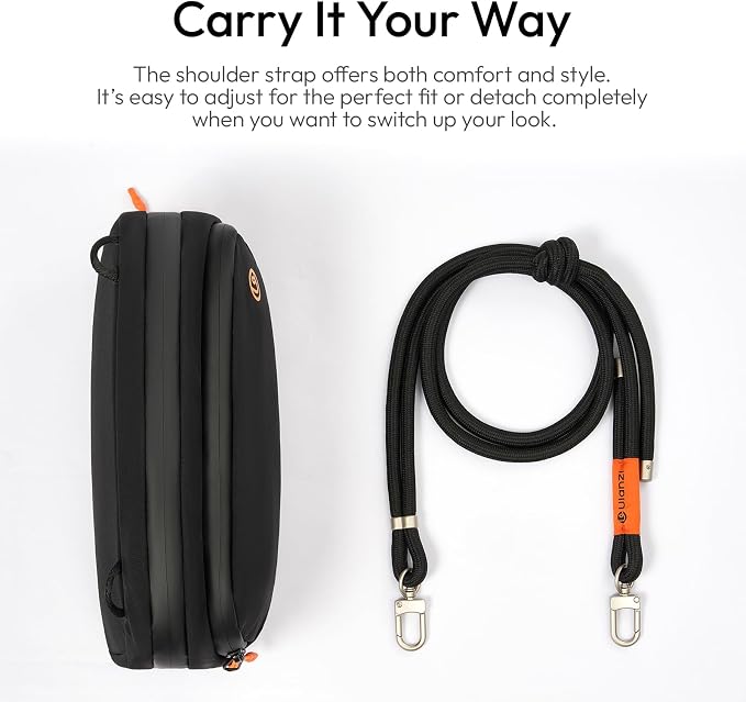 ULANZI YY08 Sling Bag Compatible With DJI OSMO Pocket 3/4/4 Pro/Luna | Everyday Camera Shoulder Sling Bag Pov Vlog Photography Crossbody Portable Bag Small Camera Case w Detachable Strap, 2L - Image 4