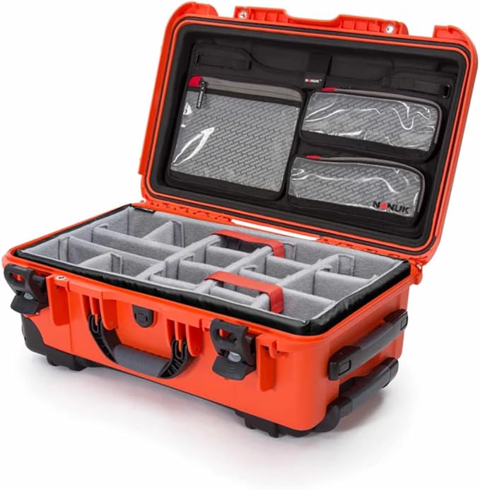NANUK 935 Pro Photo Kit Camera Case, Waterproof Wheeled Hard Case, Carry-On | 22' x 14' x 9' - Dustproof, Padded Dividers, Impact Resistant, Airline Carry-On Approved - Image 4
