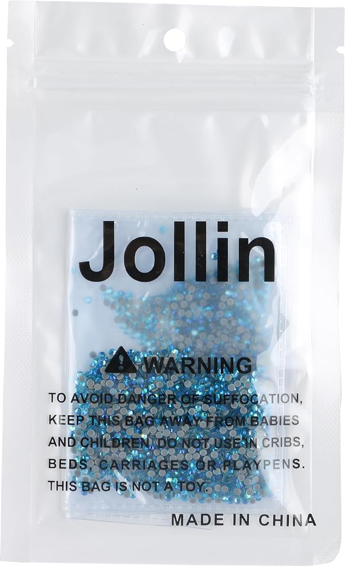 Jollin Hotfix Rhinestones Flatback Crystal Gems 2mm SS6, Aquamarine AB | 2880pcs Hot Fix Crystals Glass Rhinestones for Bedazzling, Crafting, Clothes, Shoes & Accessories DIY Decoration - Image 7