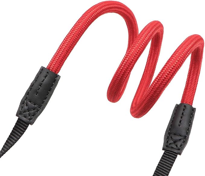 Quick Release Camera Neck Strap Shoulder Strap Belt for Mirrorless Digital Cameras Climbing Rope with Quick Release QD Loops Connector with O-Ring Adjustable Length 30-53inch Red - Image 6