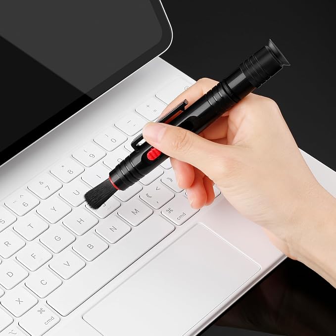 K&F CONCEPT Professional Lens Cleaning Pen X3,Carbon Head,Soft Brush | 3-in-1 Cleaning Effect,Deep Cleaning,Telescopic Button,for Canon Nikon,Camera Optical Lenses and Glasses Clean, MP04 - Image 7