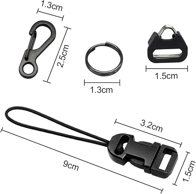Camera Quick Release Strap Adjustable Quick Release Buckles for Nikon DSLR Camera Strap Quick Release QD Loops Clips Connector Buckle Connect Adapter to Lug Split Rings Adaptor Camera Neck Strap - Image 7