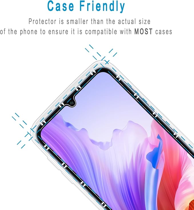 Privacy Screen Protector for Samsung Galaxy A15 5G Tempered Glass | Camera Lens Protector, Anti Scratch, Bubble Free, Case Friendly, 2+2 Pack - Image 5