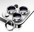 Camera Lens Protector for iPhone 16 Pro Max/16 Pro- Silver | 9H Tempered Glass, Metal Individual Camera Cover, Accessories, Anti-drop, Case Friendly, HD Clear, Anti-Scratch by WumigooProducts