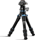 SIRUI AM-203+KS-5 Mini Tabletop Tripod, 360° Ball Head, Quick Release | 33LB Load, 16.7" Height, Panoramic Ball Head, DSLR, Mirrorless Camera, Desktop, Travel, Low Angle Photography by SIRUI