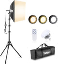 Torjim Softbox Photography Lighting Kit | 16" X 16" & 85W LED Studio Light | Soft Diffusion For Even Light | 3000-7500K Adjustable LED Bulbs for Studio Photo Video Recording Live Streaming Portraits by Torjim
