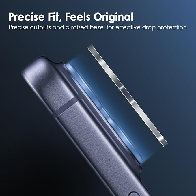 FanTEK Camera Lens Protector Compatible with iPhone 17 Pro, 9H Tempered Glass Camera Screen Cover, Ultra HD Clear Acrylic Full Coverage Guard, Case Friendly - Image 6