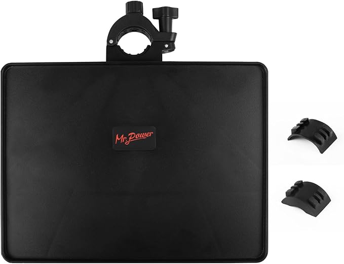 Mr.Power Microphone Stand Plastic Tray, Mic Stand Clamp-On Rack Tray Holder Suitable for Most Mic Stands, for Stage, Live Streaming, Recording, Concert Performance, Karaoke (8.7" x 6.5") - Image 5