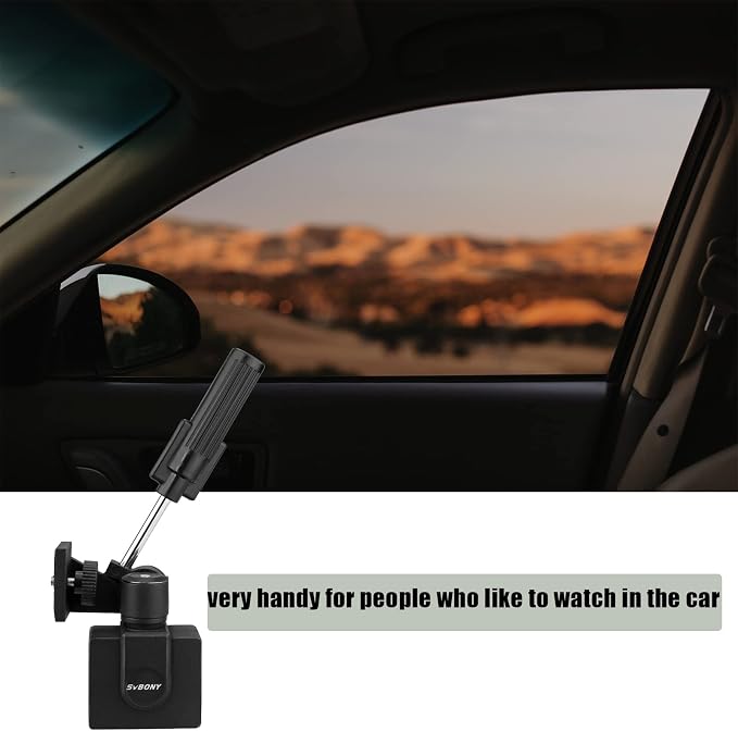 SVBONY SV126 Car Window Mount, for Spotting Scope/Binoculars/Camera (Metal | All Metal Material, Load-Bearing 5kg, 1/4 -20 Thread, Adjustable Vehicle Clamp Mount for Bird Watching Wildlife Observation - Image 7
