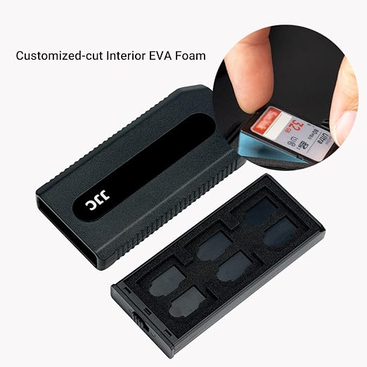18 Slots Memory Card Case for 12 Micro SD Card and 6 SD Cards,Pop-up Design, Micro SD/Micro SDHC/Micro SDXC TF Card Holder Organizer, SD/SDXC/SDHC Card Case Storage - Image 2
