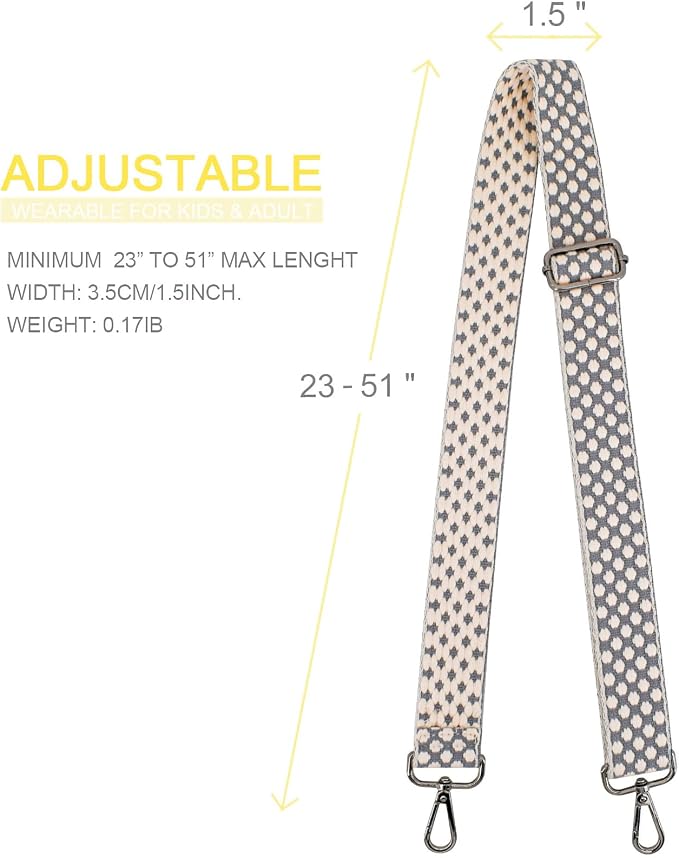 Replacement Purse Strap Shoulder Strap Adjustable Crossbody Strap for Women Crossbody Wide Shoulder Bag - Image 5