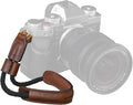 SMALLRIG Camera Wrist Strap, Vintage Leather Camera Hand Strap for Fujifilm | Adjustable Safety for Fujifilm X-T5 X-T4 X-T30iii X-T30 X-E4 X100VI, DSLR SLR Mirrorless and Compact Cameras, Brown - 3926 by SmallRig