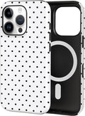 TPU Phone Case for iPhone 16 Pro Max, MagSafe Wireless Charging Compatible, Shockproof Slim Fit Protective Cover with Anti-Yellowing & Raised Camera Protection (Polka dot 8, iPhone 16 Pro Max) by Unknown