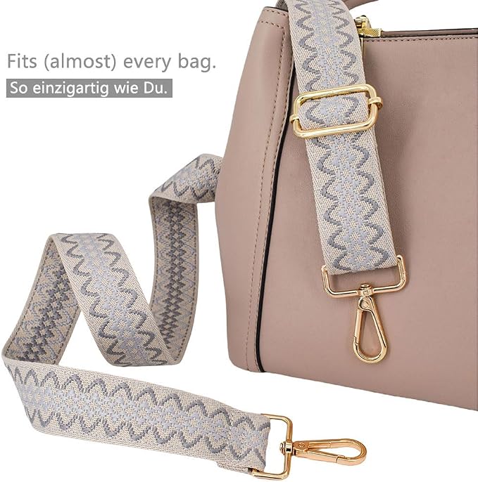 Replacement Purse Strap Shoulder Strap Adjustable Crossbody Strap for Women Crossbody Wide Shoulder Bag - Image 2