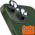 TOCOL Camera Lens Protector for iPhone 13 / iPhone 13 Mini Tempered Glass HD Individual Scratch Resistant Camera Cover Accessories Case Friendly 2 Pack（Alpine Green） by TOCOL