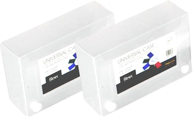 Filexec Products 3 x 5 Inches Index Card Case, Clear, Pack of 2 (50306-20233) by FilexecProducts