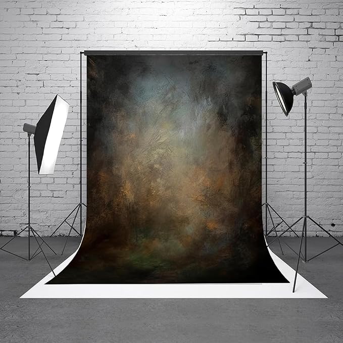 5x7ft Old Master Mottled Portrait Photography Backdrops Abstract Rust Spots Backdrop Background for Photoshoot - Image 3