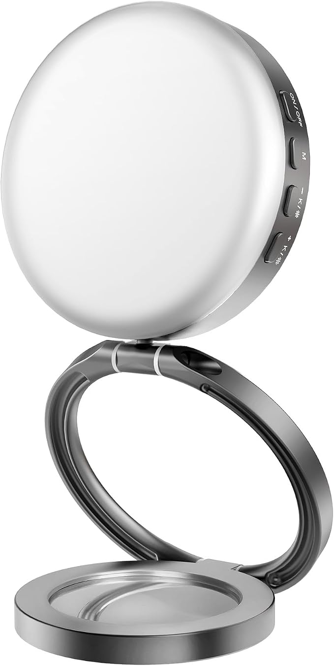 Magnetic Selfie Light, Metal-Shell Ring Light, | Rechargeable ,Portable Phone Light for Phone & iPhone,LED Fill Light for Photography,Video,Makeup,TikTok,Vlog by Auriani