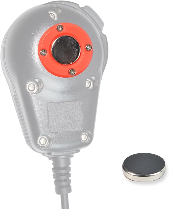 TWAYRDIO Magnetic Radio Mic Holder, Mobile Transceiver Microphone Magnet Mount, CB Mic Hanger with Adhesive Mag Base for Kenwood KMC-35 KMC-36 Motorola HMN1090D HMN3596 RMN5052A Mics by TWAYRDIO