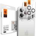Spigen Camera Lens Protector for iPhone 17 Pro Max / 17 Pro - Silver | GlasTR EZ Fit Optik Pro, 9H+ Tempered glass, Scratch resistant, Auto-align tray, Original photo quality, Case-friendly, 2Pack by Unknown