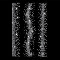 1 Pc Strip Edge Iron on Rhinestones Transfer, Polka Dot Hotfix Iron on Patch Transfer Decals Crystal Heat Transfer Clothing Repair Decor for T-Shirt Jeans Jacket Party Decor by GOMAKERER