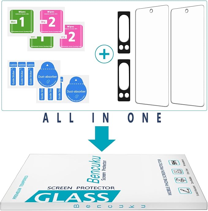 2+2 Pack Tempered Glass Screen Protector for Google Pixel 8 Pro | Camera Lens Protector, Anti Scratch, Bubble Free - Image 7