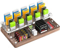 Wooden Memory Card Case for TF, SD, Micro SD Cards and USB Drives - Desk Holder and Carrying Case - AJSNH03MY by AODUKE