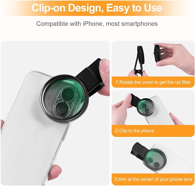Tattoo Light Kit with 180LED and CPL Filter Len, Polarized Light for Tattoo, Compatible with iPhone, DSLR Camera, Tattoo Equipment and Supplies, Tattoo Lamp Remove Glare for Selfie Photography - Image 6