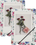 2x3 Instax Mini Photo Album, 28 Pockets. Abstract Roses, 2PK | Portable Wallet Size Album Stores 2x3 inch Instant Photos. Fits Polaroid, Instax Mini, Kodak Mini Prints and Zink. by GoldbarleyDesign