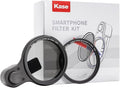 Kase 58mm Magnetic Black Mist 1/4 & CPL Filter for Phone Camera, Quick-Snap Clip Smartphone Lens Filter for iPhone & Android, Cinematic Soft Glow, Reflection Reduction by KaseFilter