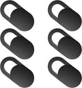 ZUCUCUC Laptop Camera Cover Slide, Camera Cover Slide, 6 Pack Ultra Thin Webcam Cover Slide for Laptop, Tablet, Desktop, PC, Smartphone, Protect Your Privacy and Security(Black) by ZUCUCUC