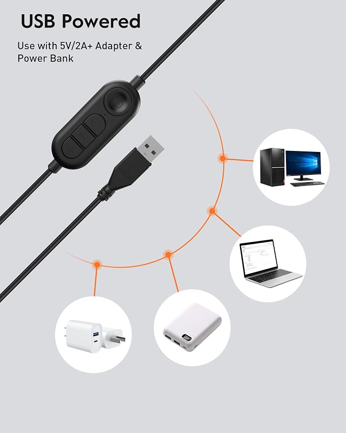 Ring Light for Laptop, Monitor, Desk, Eye-Caring Diffused LED Light | Soft Computer Light with Screen-Safe Clip, Adjustable Mount, CRI 97.8+, 50 Lighting Modes for Zoom, Video Calls & Streaming - Image 6