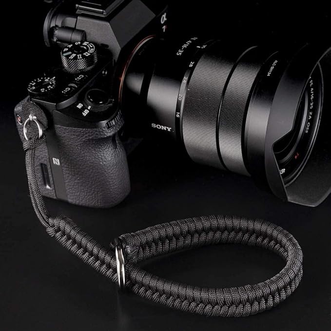 Paracord Camera Wrist Strap Lanyard-Quick Release for DSLR Mirrorless Black | Adjustable wrist size,High-strength paracord material, lightweight 1.16oz, secure metal clasp,Fits Canon Nikon Sony Fuji - Image 9