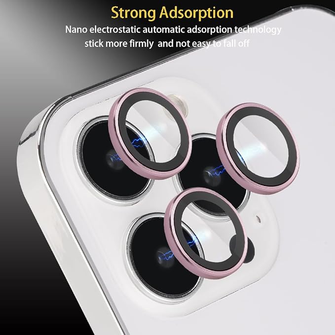 Camera Lens Protector for iPhone 16 Pro/16 Pro Max, Pink | Tempered Glass, Auto-align Tray, Easy Installation, Case Friendly, Anti-Scratch, HD Clear, Ultra Slim - Image 4