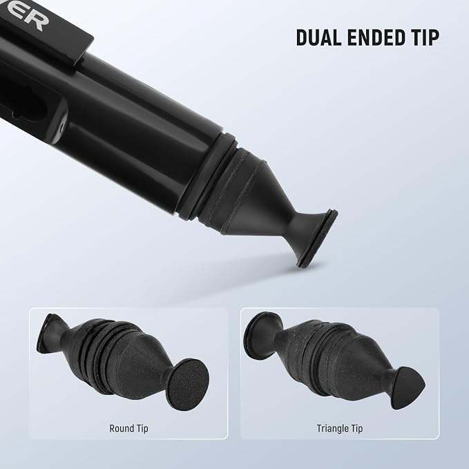 NEEWER 6 in 1 Camera Lens Cleaning Kit for Electronics, Phones, Tablets, 3X Double Head Lens Brush Pen + 2X 24mm Full Frame Sensor Swab + 1x Cleaning Cloth, HM-48 - Image 2
