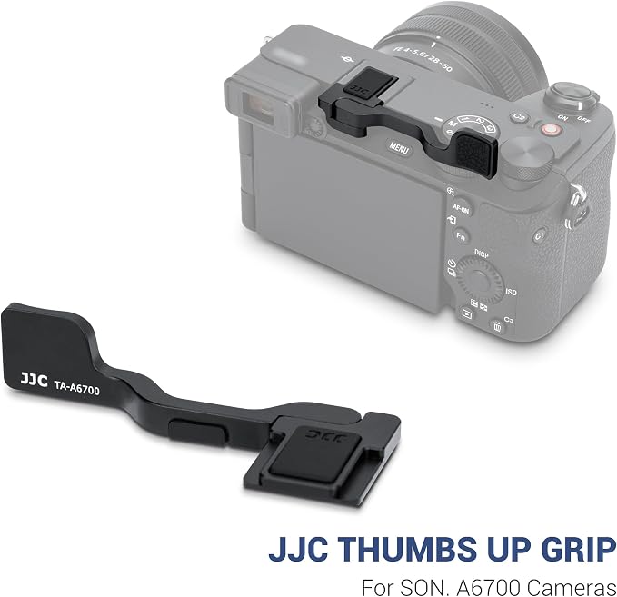 Foldable A6700 Thumb Up Grip Rest for Sony Alpha A6700 Thumb Accessories | Aluminum Alloy Metal Alpha 6700 Thumb Grip, Thumb Rest Support Holder, Not Affect The Use of Camera Buttons - Image 9