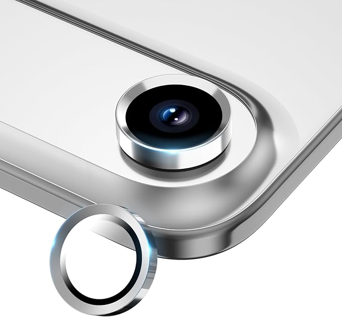 for iPhone Air Camera Lens Protector- Cloud White | 9H Tempered Glass, Metal Individual Camera Cover, Accessories, Anti-drop, Case Friendly, HD Clear, Anti-Scratch by WumigooProducts