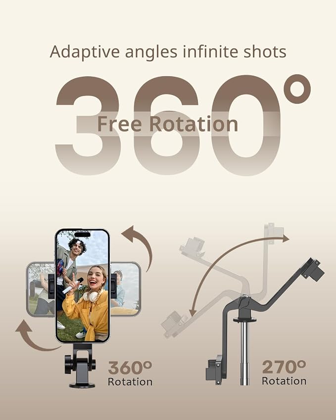 UBeesize Selfie Stick Tripod for iPhone and Android, 52'' Extendable Phone Tripod Stand with Remote, Portable Selfie Sticks with Phone Holder for Video Recording & Travel - Image 3